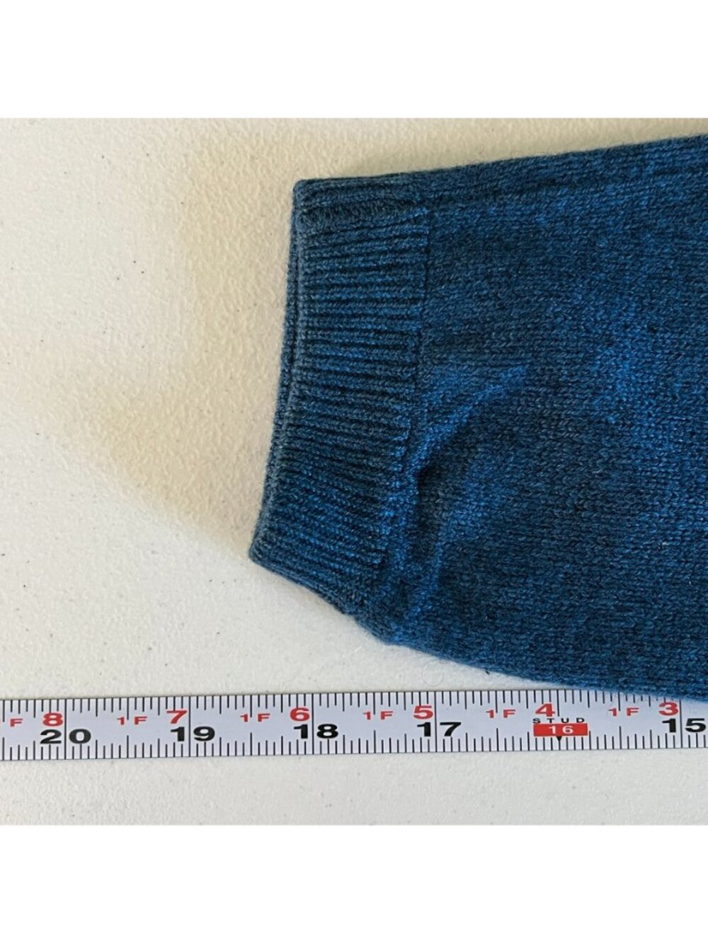 VTG 60s Ballantyne Scotland 100% Cashmere Cardigan Blue Gold Buttons Luxury - Picture 8 of 11